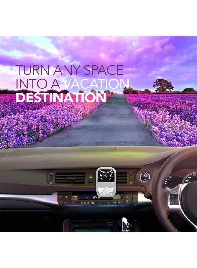 أليس معطر جو للسيارة من أليس إيسنس، زيت عطري برائحة اللافندر، معطر جو بمشبك قابل لتعديل الشدة، يدوم طويلاً، مزيل لروائح السيارة الداخلية - Image 3